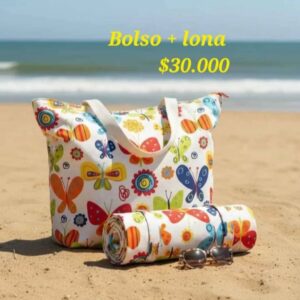 Bolso Mariposas y Lonas - Hilando Sueños en Bahía Blanca