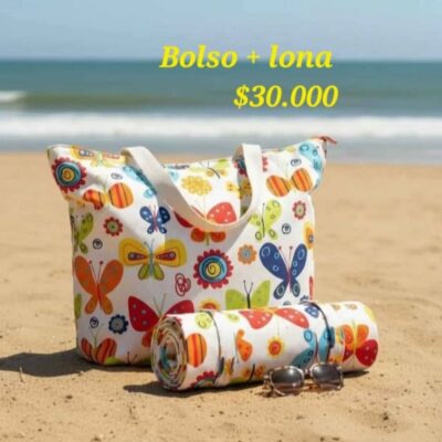 Bolso Mariposas y Lonas - Hilando Sueños en Bahía Blanca