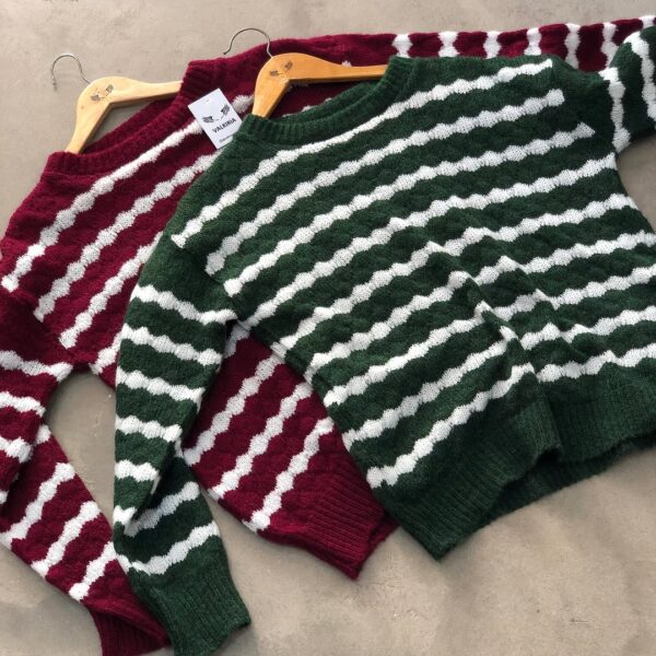 Sweater Rayado Clásico - VALKIRIA STORE | INDUMENTARIA en Bahía Blanca