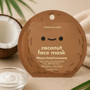 Mascarillas De Tela Humectante De Coco