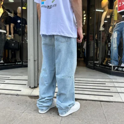 Jean Baggy con Pinza Prelavado - Corte Suelto T38-48