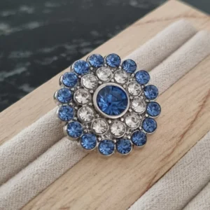 PIN PRENDEDOR BROCHE ESCARAPELA ARGENTINA CON STRASS COD: 7659 — Joyería Debernardi, Bahía Blanca