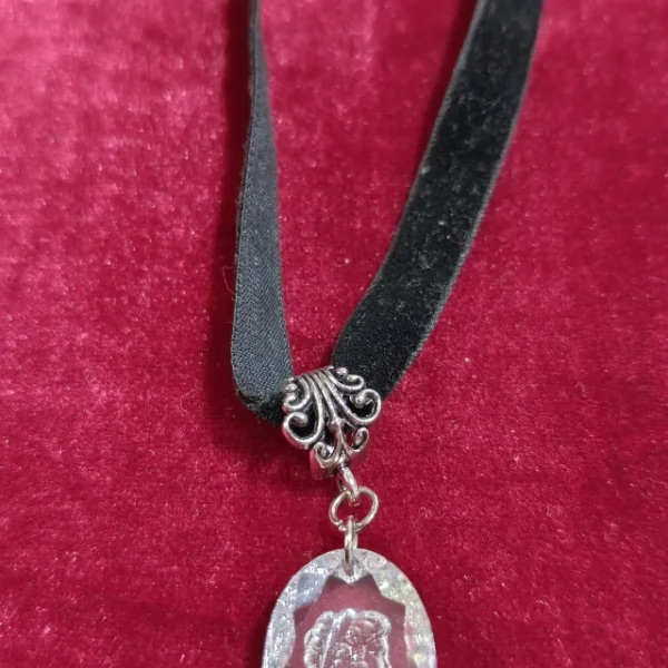 Choker dama cristal transparente