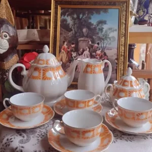 Juego de té Alemán completo de 6 dúos
