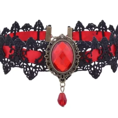 Chokers rojo