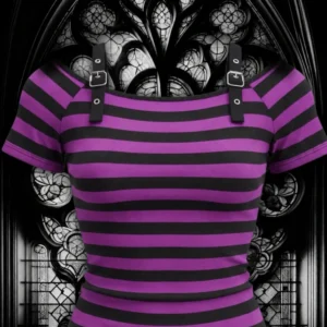 Remera Rayada Elastizada