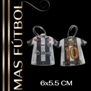 LLAVERO CAMISETA SANTOS NEYMAR — Mas Futbol Showroom, Bahía Blanca