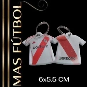 LLAVERO CAMISETA RIVER PLATE — Mas Futbol Showroom, Bahía Blanca