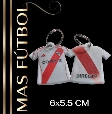 LLAVERO CAMISETA RIVER PLATE — Mas Futbol Showroom, Bahía Blanca
