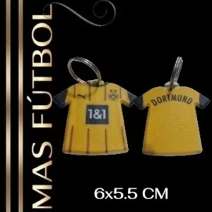 LLAVERO CAMISETA DORTMUND — Mas Futbol Showroom, Bahía Blanca