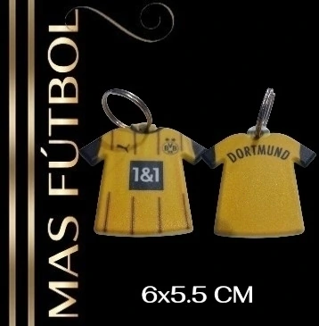 LLAVERO CAMISETA DORTMUND — Mas Futbol Showroom, Bahía Blanca