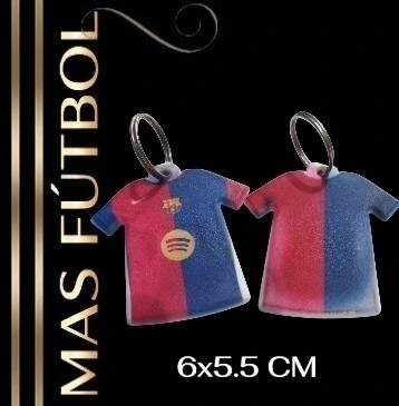 LLAVERO CAMISETA BARCELONA — Mas Futbol Showroom, Bahía Blanca