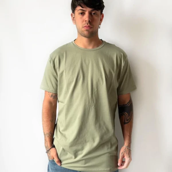REMERA REGULAR GRECIA VERDE AGUA