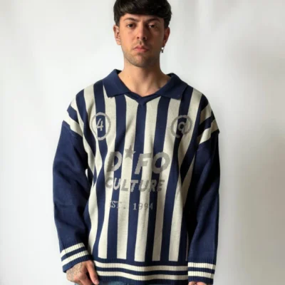 SWEATER CULTURE AZUL — Signos Indumentaria, Bahía Blanca