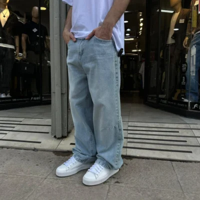 Jean Baggy con Pinza Prelavado - Corte Suelto T38-48