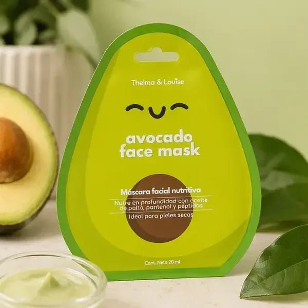 Mascarilla De Tela Con Aceite De Palta Nutritiva