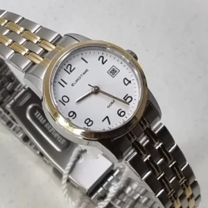 RELOJ EUROTIME DAMA ACERO COMBINADO CHICO CLASICO 12/5128.44 — Joyería Debernardi, Bahía Blanca