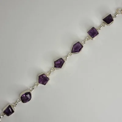 PULSERA LAPIASLAZULI DE CHILE TIPO TENIS