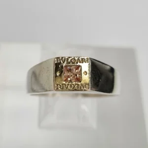 ANILLO DE PLATA 925 Y ORO CON TOPACIO COD: B54