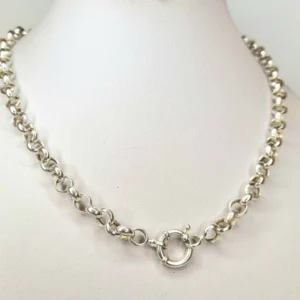 CADENA COLLAR ROLO DE PLATA 925 45CM COD: 11313