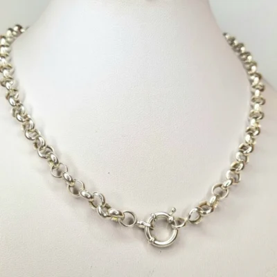 CADENA COLLAR ROLO DE PLATA 925 45CM COD: 11313