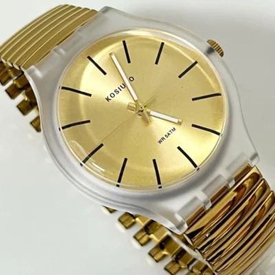 RELOJ ELASTIZADO KOSIUKO ELASTIZADO FONDO BLANCO cod: 7774.418