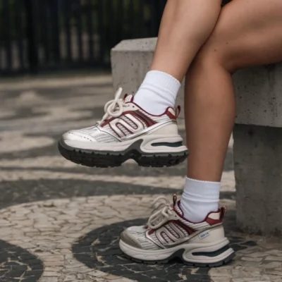 Zapatilla Reno Off White/ Red (V)
