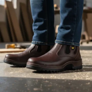 Borcego Cuero Hombre Urbano Farmer 21 Caterpillar Vestir Import