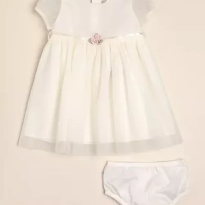 Vestido en poplin de algodon estampado Poupee