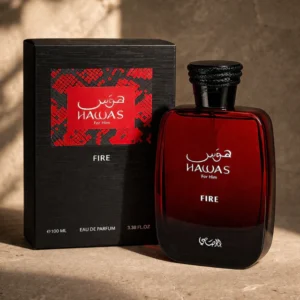 Perfume Hawas Fire Rasasi Hombre Arabe EAU 100ml Spray