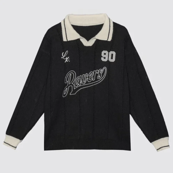 Sweater Ravers sport 02 (Negro) Luxo