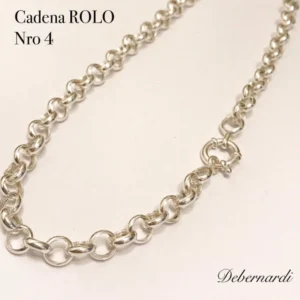 CADENA ROLO PLATA Nro 4 9550