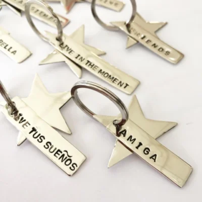 GEMELOS PLATA Y ORO RECTANGULARES HECHOS A MANO