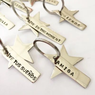 GEMELOS PLATA Y ORO RECTANGULARES HECHOS A MANO