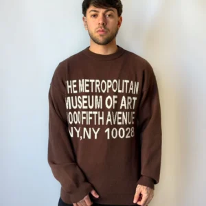 SWEATER LETRAS CHOCOLATE