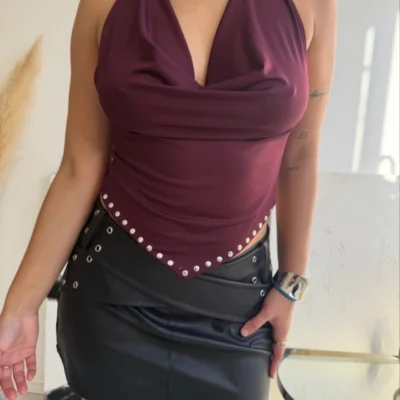 Top lycra con tachas (4 colores) — Cattley Shoes, Bahía Blanca