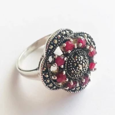 ANILLO PLATA Y PERLA DE RIO CON CUBICS. cod. 10342
