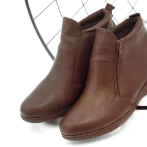117100-6 Piccadilly Bota Taco Chino con Cierre Marron