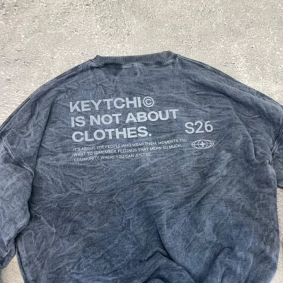 Buzo Washed Keytchi de Algodón con Elastico