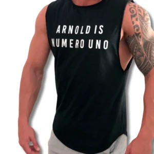 Musculosa Sudadera Rustic Ancha Hombre Gym fit Arnold Fuark Algodón