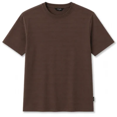 Remera Dif Titulos verde marron Tribu