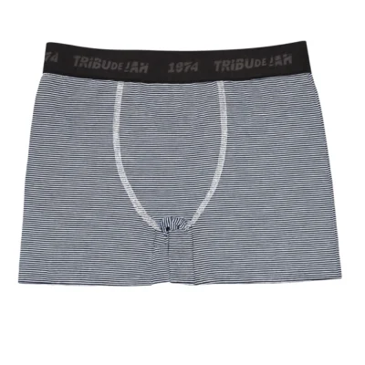 Boxer negro blanco microrayado Tribu