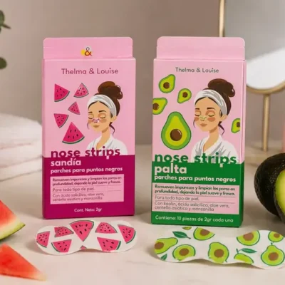 Nose Strips Estampados De Palta Y Sandia X UNIDAD