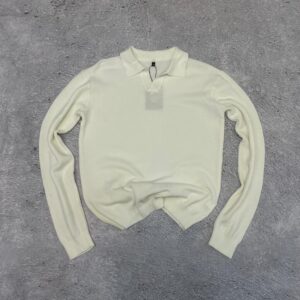 Sweater Chomba Jacquard en Hilo - Corte Regular y Prelavado