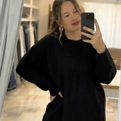 Sweater Hathor - celeste — Casa Blanca Showroom, Bahía Blanca