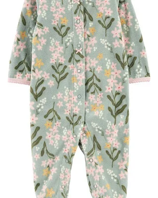 Carter´s Osito-Pijama Micropolar Broches Floral