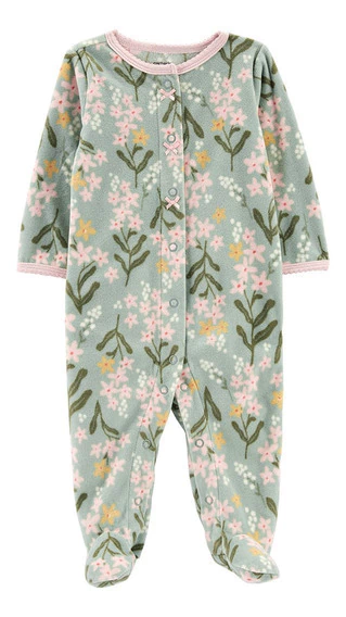 Carter´s Osito-Pijama Micropolar Broches Floral