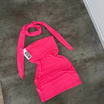 Vestido Strapless Fluo (VIENE SIN CORBATIN) — Pipina Showroom, Bahía Blanca