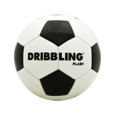 Pelota de futbol flash N5 blanca y negra DRB