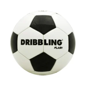 Pelota de futbol flash N5 blanca y negra DRB